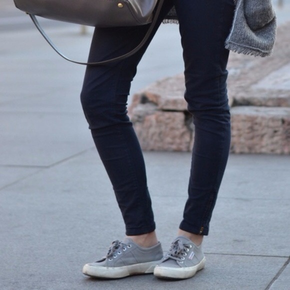 gray superga sneakers